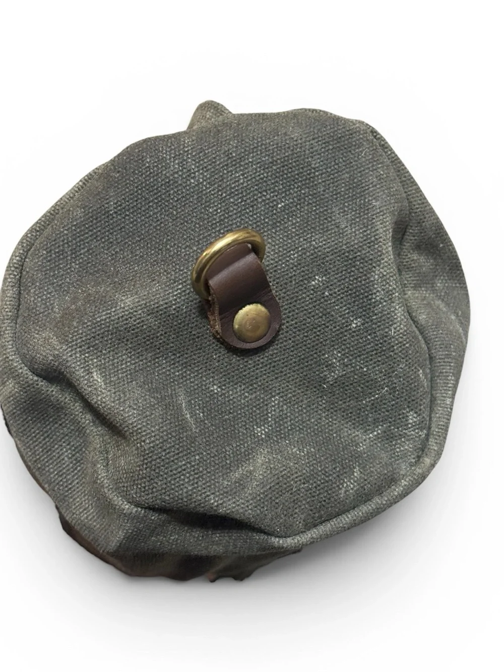 FROST RIVER Sawbill Trail Handlebar Bag - Waxed Canvas & Leather $70 Retail NWOT